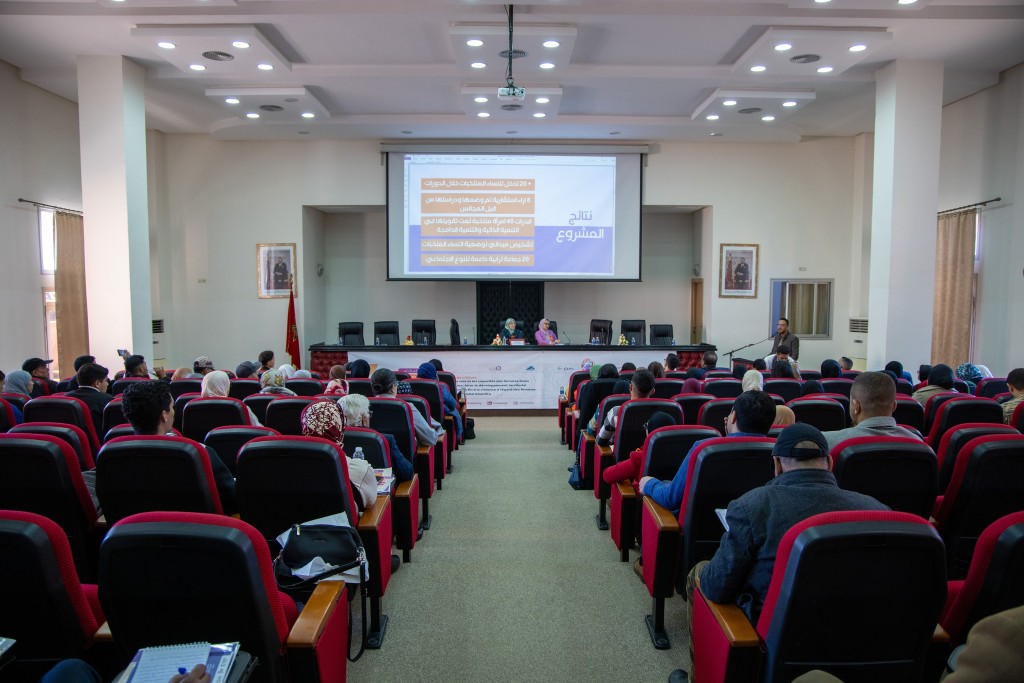 Project results presentation during the regional closing seminar