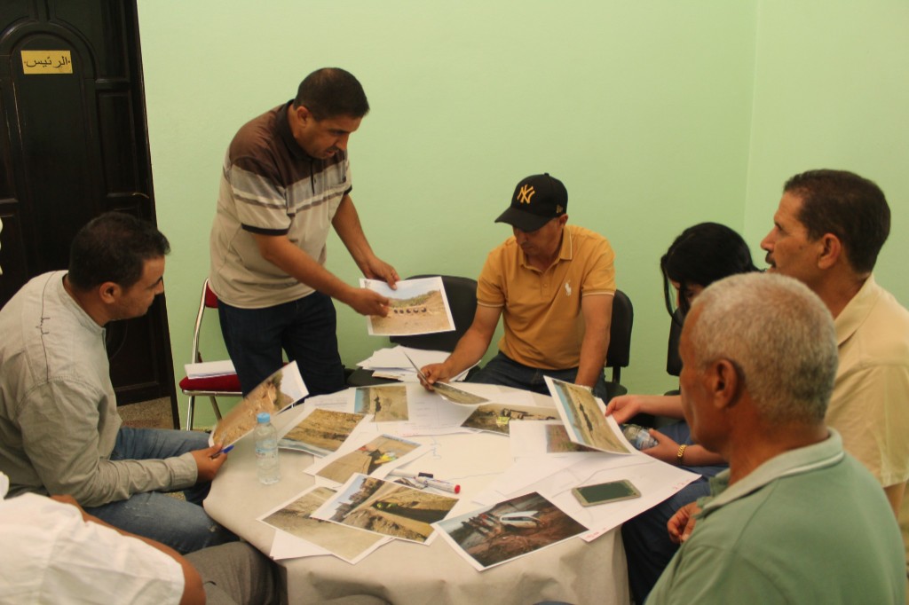 Diagnostic session using field photos as visual evidence