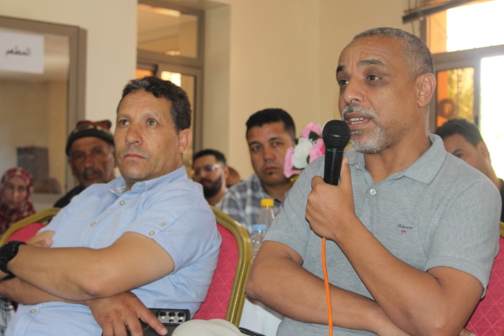 Participant at the multi-stakeholder meeting in Naour commune