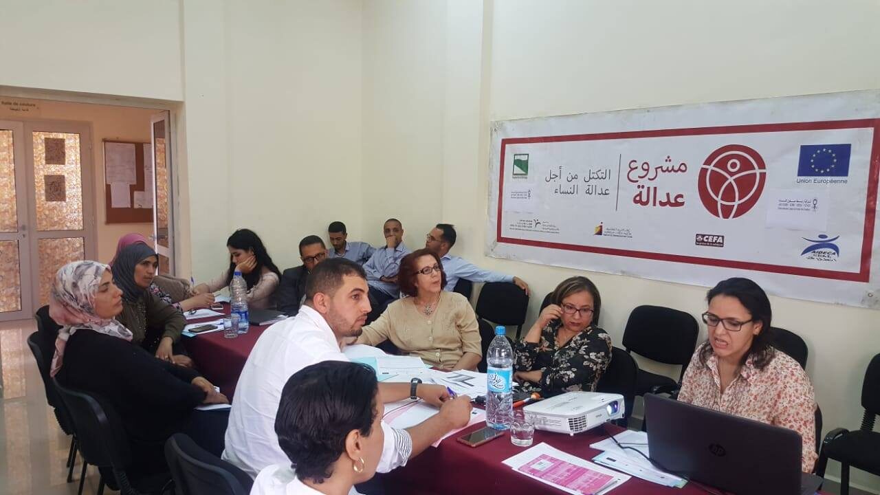 Capacity building with local stakeholders on women’s rights and access to justice, Beni Mellal–Khénifra